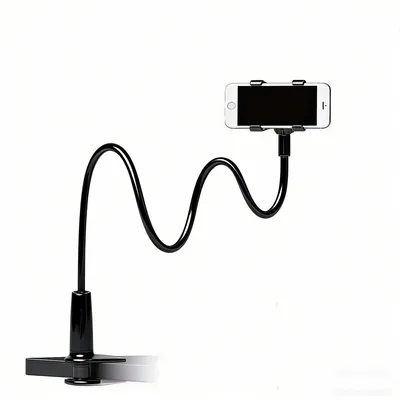 Produktbild von Handyhalterung Bett 100 cm – Flexible Schwanenhals Smartphone Halterung Schwarz