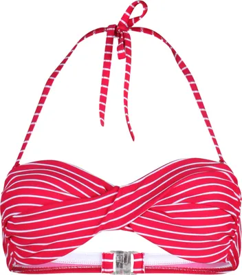 Produktbild von Stuf St. Tropez 4-L Bandeau Bikini Top Damen pink weiß Gr 42