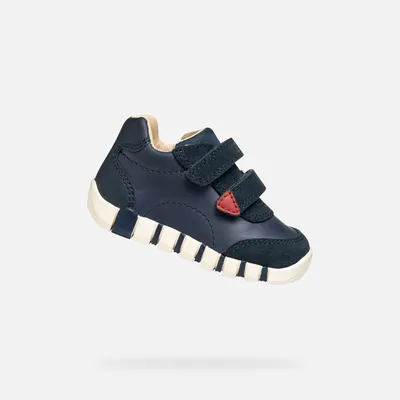 Produktbild von Geox Baby B IUPIDOO Boy First Steps Navy/RED 20_EU