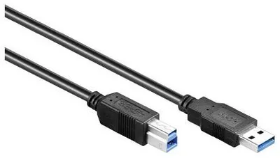 Produktbild von Good Connections USB A an USB B 3m schwarz