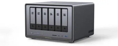 Produktbild von Ugreen DXP6800 Pro, NAS, Desktop, Intel® Core™ i5, 8 GB, DDR5, Grau, Schwarz
