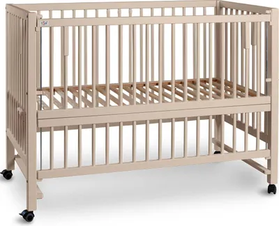 Produktbild von tiSsi Beistellbett/Kinderbett HAJO Buche 120x60 cm seiden-beige