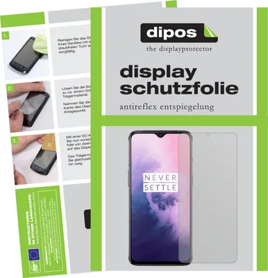 Produktbild von 4x Schutzfolie für OnePlus 7 matt Displayschutzfolie Folie Display Schutz dipos
