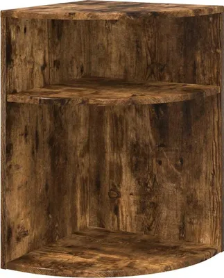 Produktbild von "Winter Sale" Beistelltisch Geräucherte Eiche 39,7x39,7x60cm - Konsolentische Neu753261