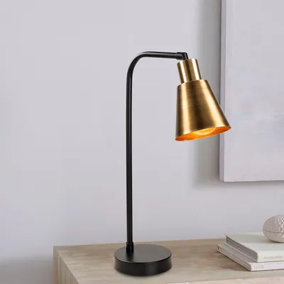 Produktbild von Opviq, Emek - 5086-US, Schreibtischlampe, METALLKÖRPER, Schwarz, 52 x 15 x 15 cm
