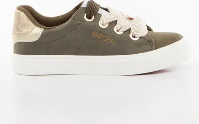 Produktbild von Sneaker Severine Niedrige Version Silber aus Synthetik mit Schnürsenkeln und Metallösen