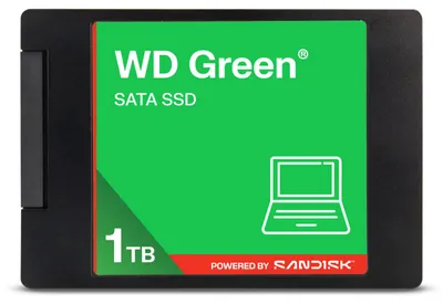 Produktbild von WD Green - SSD - 1 TB - gehäuft - intern - 2.5" (6.4 cm)