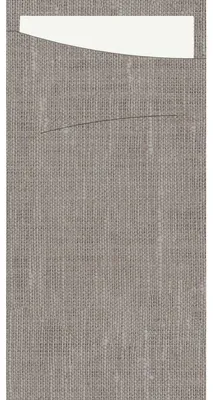 Produktbild von Duni Serviettentaschen granite grey 60 Stück 1er Pack