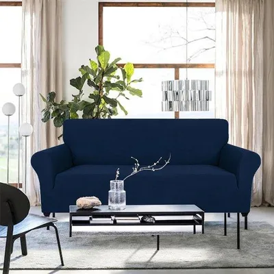 Produktbild von Famanu Stretchbezug für 4-Sitzer - Blau
