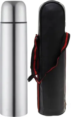 Obrázek produktu pro Pronett XJ5654 Termoska 1000 ml s pouzdrem, nerezová