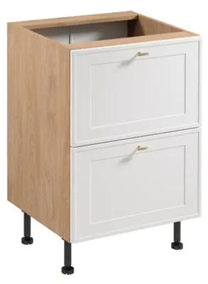 Immagine prodotto di Mobile da cucina Mobile base Mobile cassettiera Mobile in legno Beige Bianco