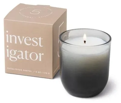 Obrázek produktu pro Paddywax Enneagram, vonná svíčka "INVESTIGATOR" s vůní eukalyptu a santalu (141 g)