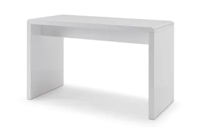 Zdjęcie produktu dla Biurko SalesFever 120 x 60 cm | drewno MDF lakierowane na wysoki połysk | szer. 120 x gł. 60 x wys. 75 cm | biały