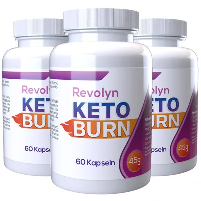 Produktbild von Revolyn Keto Burn - 180 Kapseln (3 x 60 Kapseln) - 3er Pack