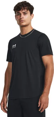 Obrázok produktu pre Under Armour Pánske tričko s krátkym rukávom Chest Tech Training Shirt - 1379589, farba:Black / White, materiál:S