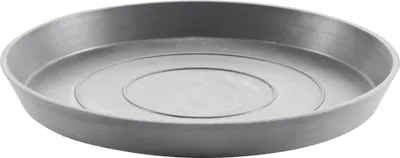Produktbild von Permapack Ecopots Saucer Round, Untersetzer, Grau, 370 mm, 370 mm, 35 mm, 750 g