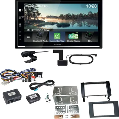 Produktbild von Kenwood DMX7722DABS Android Auto CarPlay Einbauset für Mercedes SLK R171