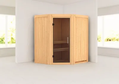 Produktbild von Karibu Sauna "Ruacana" SET naturbelassen ohne Ofen
