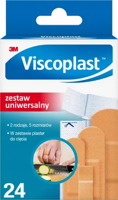 Produktbild von Viscoplast Universalpflaster Set 24 tlg.