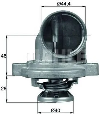 Produktbild von MAHLE Thermostat Kühlmittel 80°C passend für MERCEDES-BENZ VITO Bus (638) V-Klasse (W638/2) VITO Kasten (638) V-Klasse Kastenwagen (W638/2)