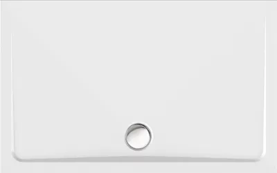 Imagen del producto de Bandeja de ducha rectangular Schröder Arenal E, de 120x75x2,5 cm, color blanco