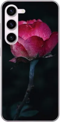 Produktbild von König Design Hülle kompatibel mit Samsung Galaxy S23 Plus Kunststoff Soft Handyhülle - Handy Case Rose
