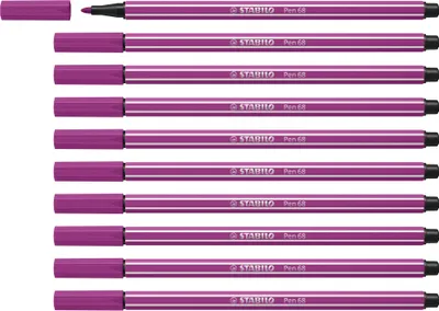 Produktbild von Premium-Filzstift - STABILO Pen 68 - 10er Pack -lila