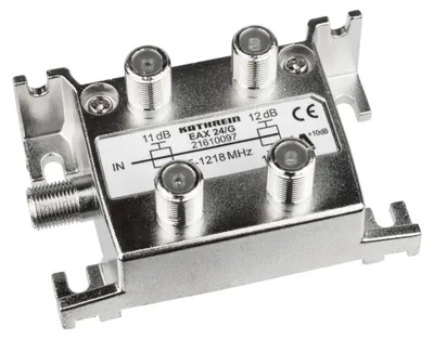 Productafbeelding van KATH verdeelstuk, 4-voudig, EAX 24/G, 11/12 dB, 5-1218 MHz, artikelnummer 21610097