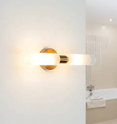 Obrázek produktu pro Koupelnové zrcadlové světlo v mosazi Nástěnné svítidlo