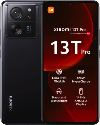 Produktbild von Xiaomi 13T Pro 12GB+512GB black
