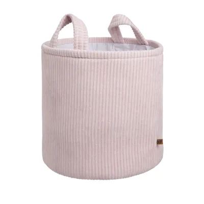 Image de Panier de rangement Baby's Only Sense, couleur rose pastel, diamètre 38 cm. Couleur : rose