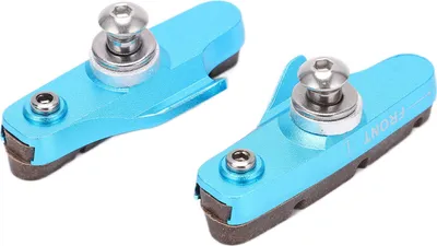Immagine prodotto di CANSUCC 2 pezzi di pastiglie freno per bicicletta, pastiglie professionali per mountain bike e bici da strada, blu