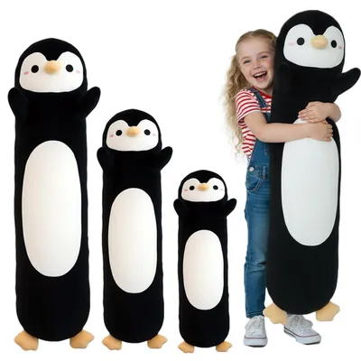 Obrázok produktu pre Mäkká plyšová hračka tučniaka, ktorá môže byť ako hračka na dotykanie