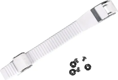 Zdjęcie produktu dla Zestaw klamra + pasek Powerslide Classic Buckle Set White 18 cm, prawy