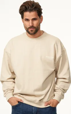 Produktbild von SOULSTAR Herren Sweatshirt S2PAJU Herren Oversize Pullover mit Rundhals-Ausschnitt Crew-Neck Sweater