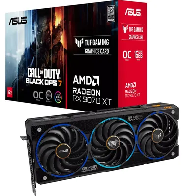 Immagine prodotto di Radeon RX 9070 XT TUF GAMING OC COD Black Ops 7 Edition, scheda grafica