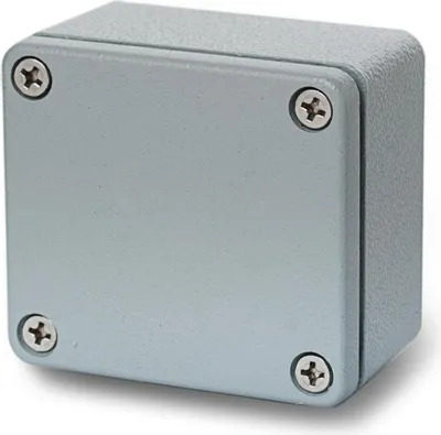Produktbild von Aluminium Leergehäuse Variante - Maße: 64 x 58 x 35 mm