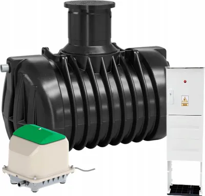 Produktbild von JFC AquaClean AC6 3000L SBR-Hybrid Kleinkläranlage Secoh JDK-60 Komplett-Set