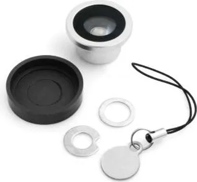 Produktbild von System-S Universal 0,4x Fischauge Fisheye Linse Objektiv magnetischer Halt für Smartphone Tablet PC