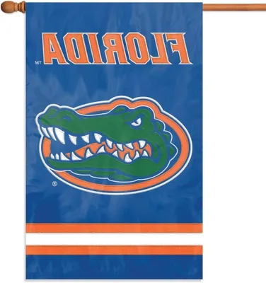 Productafbeelding van College Vlag - Team Banner - Buiten Decoratie - Dubbelzijdig Design - 44x28 Inch - Groen Oranje