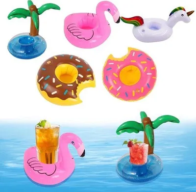 Produktbild von Aufblasbare Getränkehalter Schwimmbad Strandparty