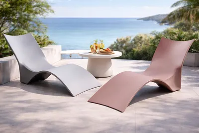 Produktbild von Moderne Gartenliege, ergonomisch geformt wetterfest und ideal zum Entspannen