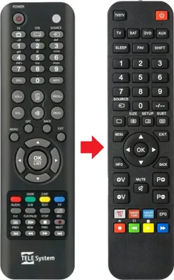 Produktbild von Fernbedienung geeignet für TELESYSTEM TSULTRA4K