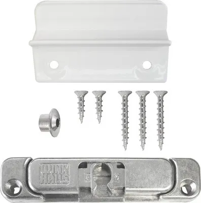 Obrázek produktu pro Zápustná úchytka, dveřní západka pro balkónové dveře bílá
