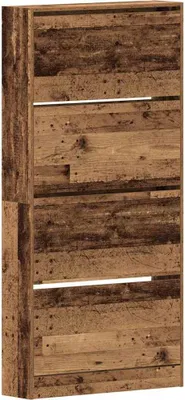 Image de Cabinet à chaussures avec porte Bois ancien 80 x 21 x 163,5 cm
