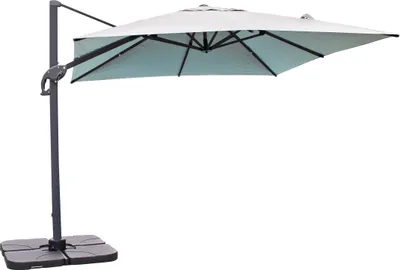 Image de Parasol avec pied excentré en acier
