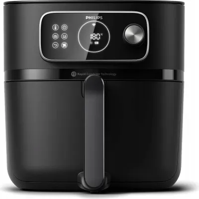 Philips Airfryer Xxl Hd9876/90 - Fettfrei Frittieren Und Grosses Fassungsvermögen