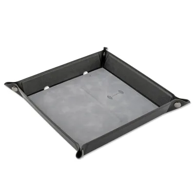 Produktbild von 4smarts 4S462339, Drinnen, USB, Kabelloses Aufladen, Schwarz, Grau