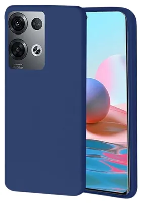 Productafbeelding van BELINE telefoonhoesje voor de OPPO Reno 8 Pro, donkerblauw/marineblauw