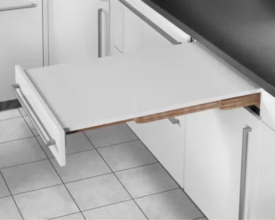 Produktbild von Hailo 3845601 Rapid (Dekor Weiß) Ausziehtisch für 600er Breite